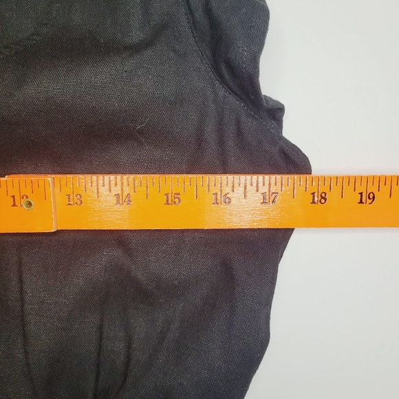 Old Navy Romper Women’s Black Size Tall Small Flutter Sleeves V-Neck Tie Waist - Picture 5 of 11